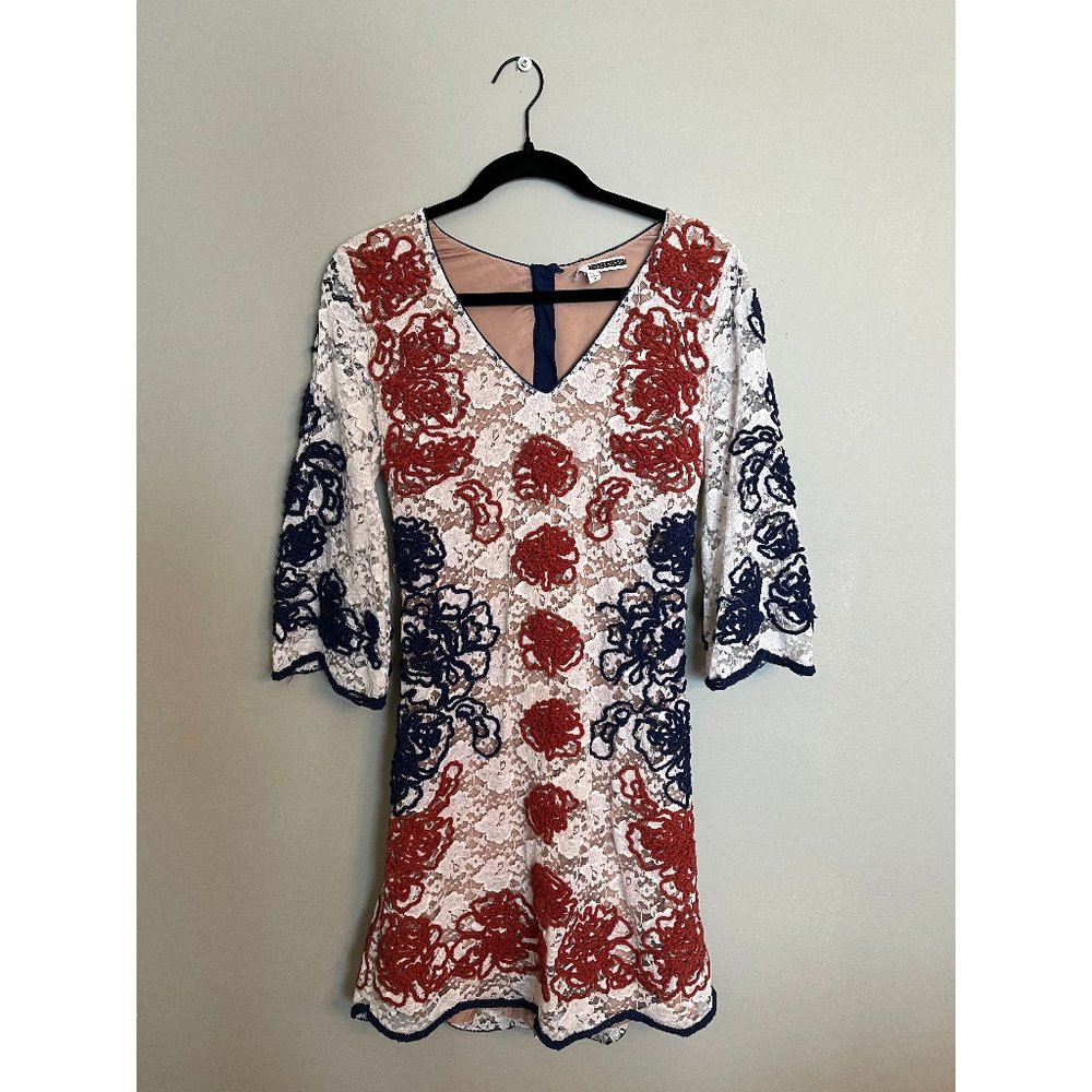 Tracy Reese Lace Applique Cutout Dress